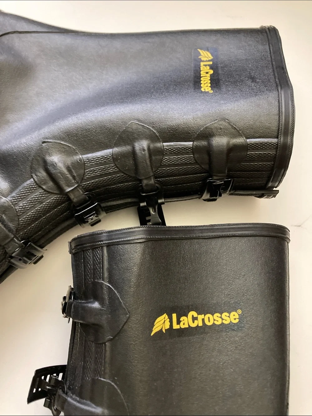 LaCrosse Men’s Black Rubber Rain Working Boots 11 Z Series Overshoe